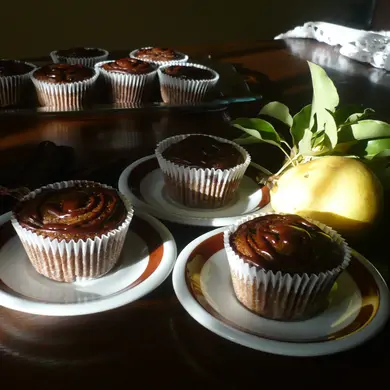 Rogač muffini s kruškama
