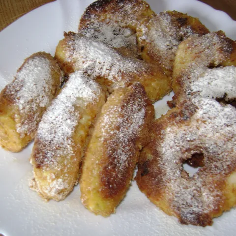 Pohane banane i jabuke