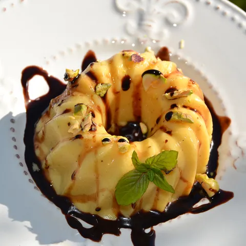 Panna cotta od breskve i kokosovog mlijeka