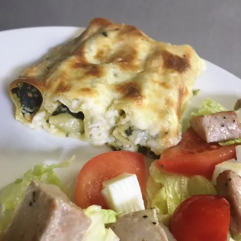 Cannelloni sa spinatom i lososom