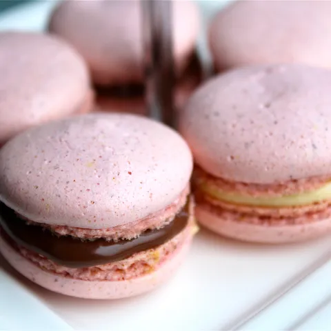 Roze -Macarons