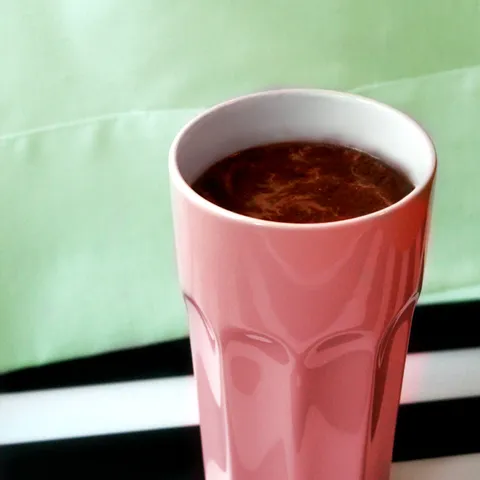 Zdrava homemade vruća čokolada