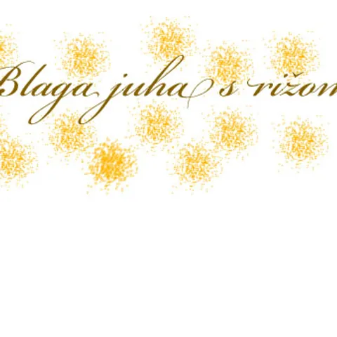 BLAGA juha s rižom (i za vegane i vegetarijance)