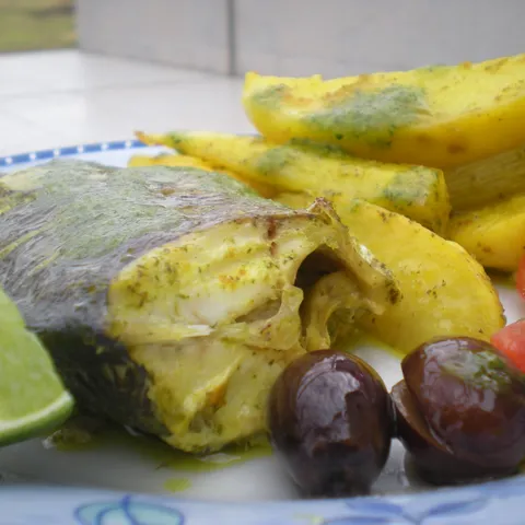 Lagana riblja čorbica & orada pečena sa krompirima