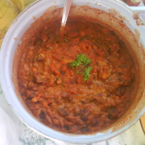 Grah s ajvarom :)