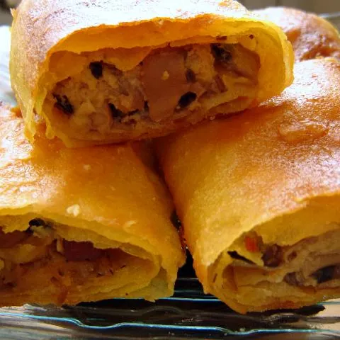 Savijača sa šampinjonima