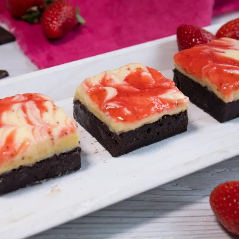 Brownie s finom kremom
