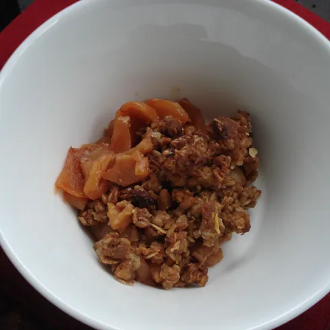Apple crumble