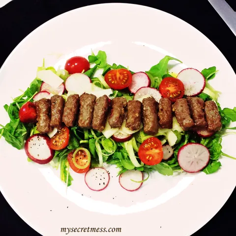 Mini Ćevapi sa povrćem