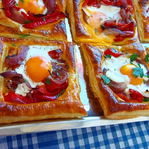 Jerusalem Galettes/jeruzalemske galete sa paprikom i jajem