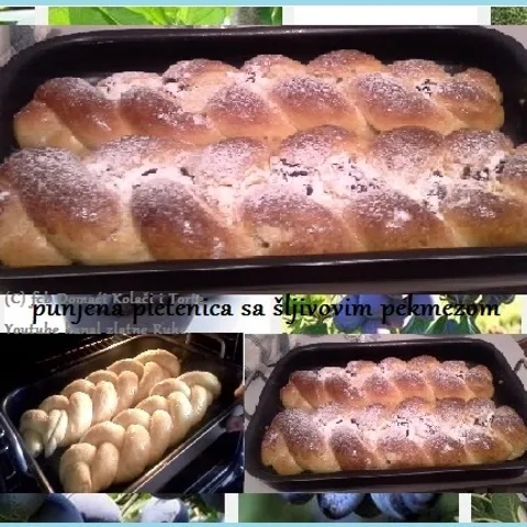 Punjena štrudla / pletenica