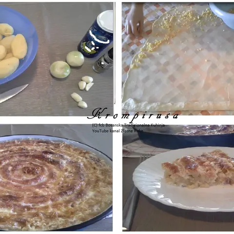Krompiruša - Pita sa Krompirom