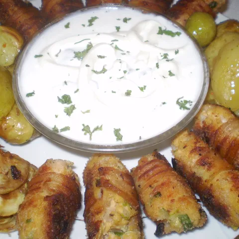 Pileći ćevapi  sa slaninom