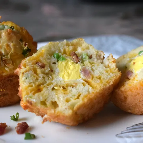 Bacon and egg breakfast muffins