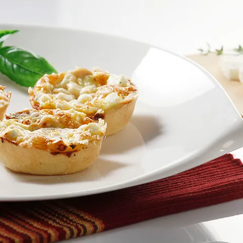 Mini quiche sa šampinjonima i fetom