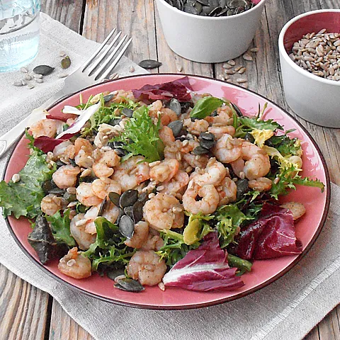Salata s kozicama (ili škampima)