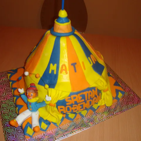Cirkus djecja rođendanska torta