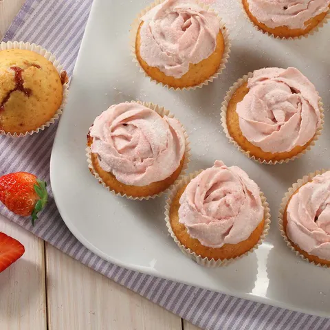 Muffini s džemom jagoda