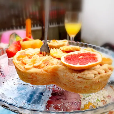 ORANGE PIE,crveni grejp i jabuka
