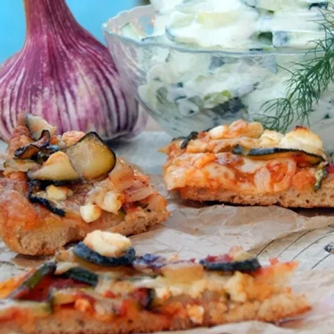 Pita od pirovog brašna, tikvica i feta sira