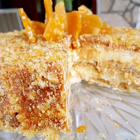 Torta Crocante de Doce de Leite