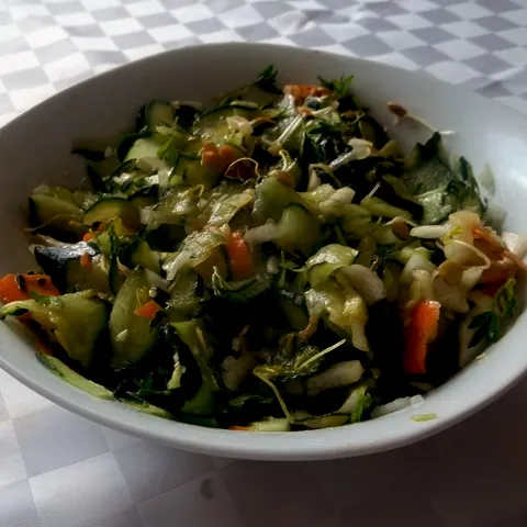 Salata od svjezeg povrca i klica