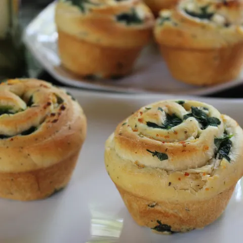 Muffin Ruzice od spinata i feta sira...