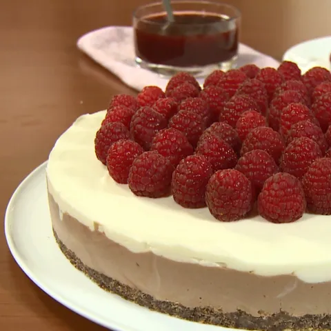 Lino lada cheesecake s malinama