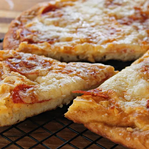 Pretzel pizza dough...