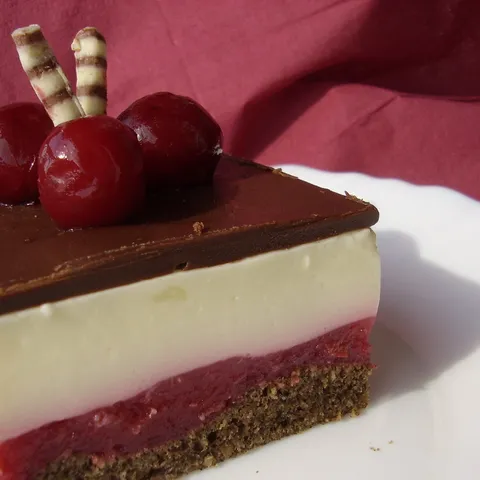 Vanilla cherry kocke