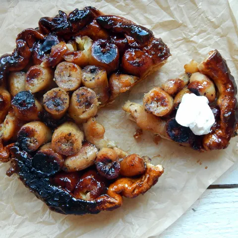 Banana tarte tatin