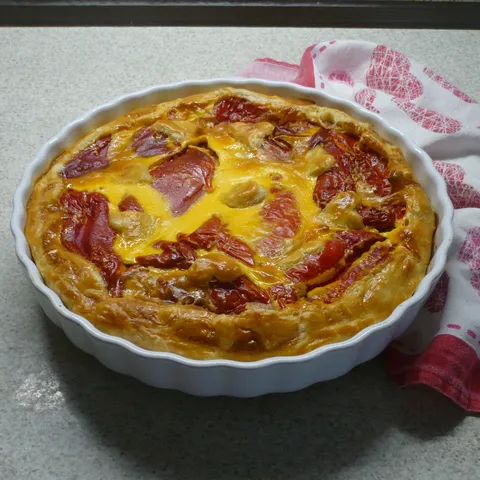 Lisnati tart s paprikama
