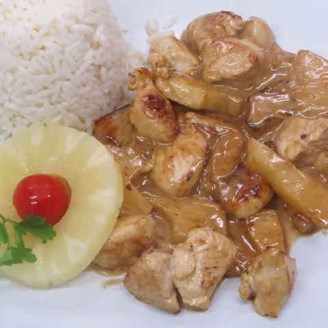 Piletina s ananasom u curry sosu by Mayamaya