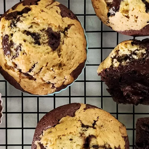 Brookie muffini