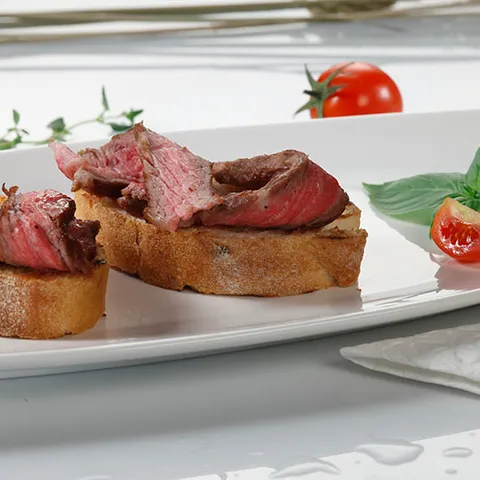 Ramsteak u marinadi od senfa i jabuke