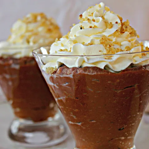 Sweet potato -chocolate mousse