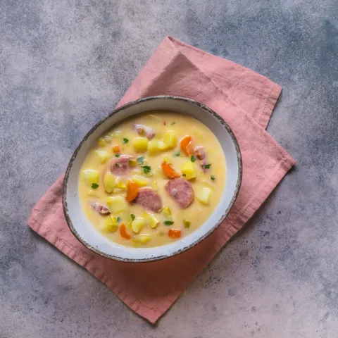 Juha od krumpira s porilukom (Kartoffelsuppe)