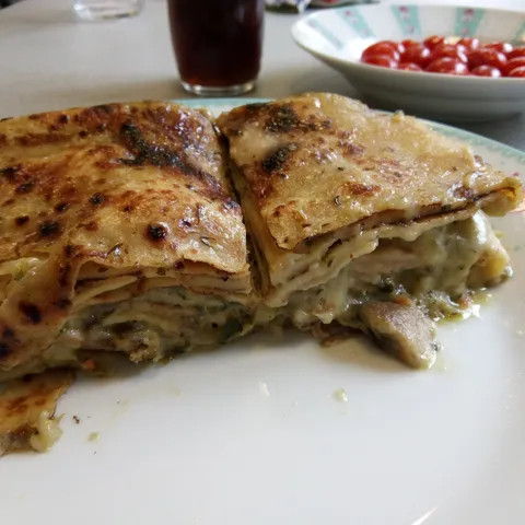 Slane palacinke sa gljivama i piletinom