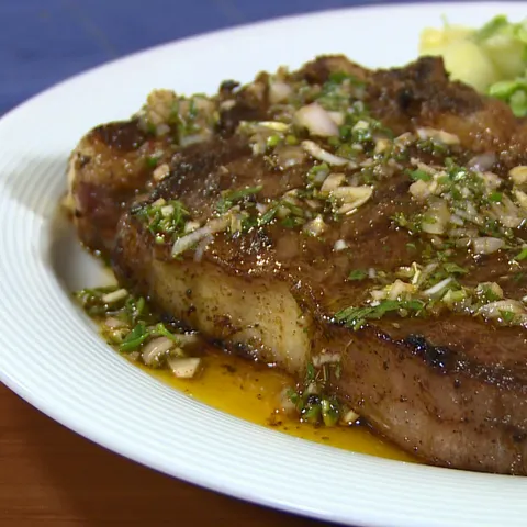 Odrezak s umakom chimichurri