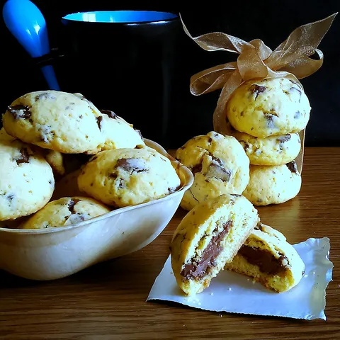 Keksići s čokoladom i nutelom