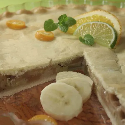 Pokrivena pita od banana