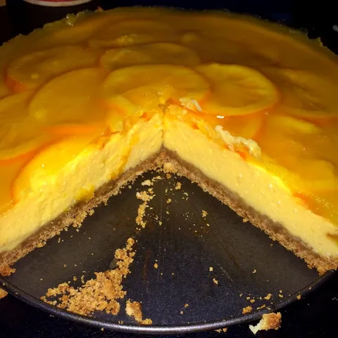 Lagana torta sa sirom i narančama
