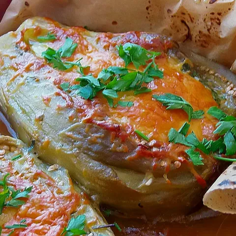 Kaşarlı Patlıcan Mezesi/Meza od patliđana/balcane