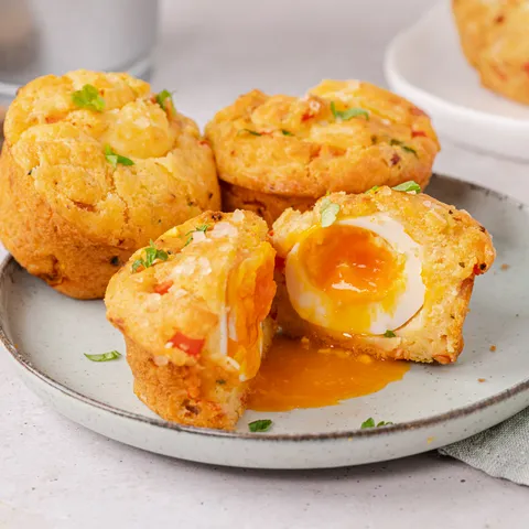 Slani muffini s jajetom