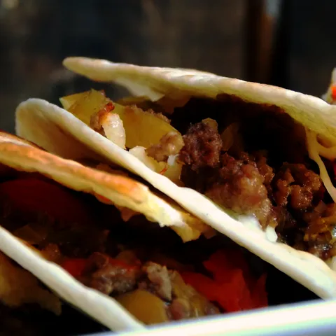 Quesadillas sa mlevenim mesom