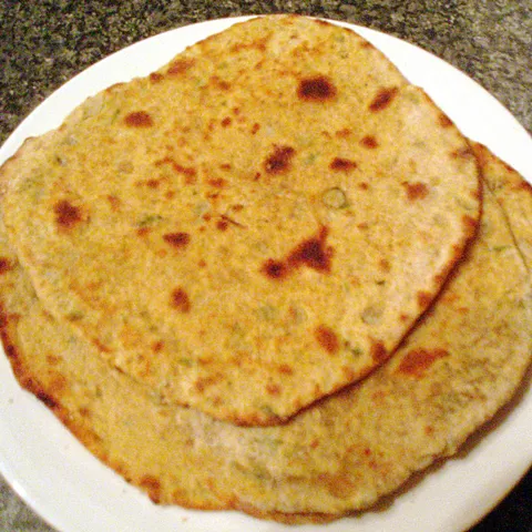 Missi roti (pogačice od slanutkova brašna)