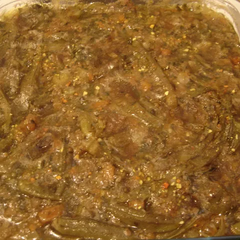 “Bamije sa mlevenim mesom”