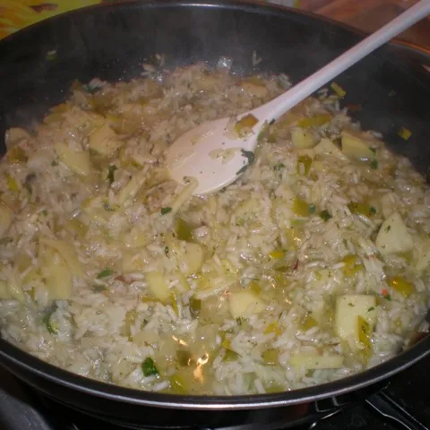 Rižoto s jabukama