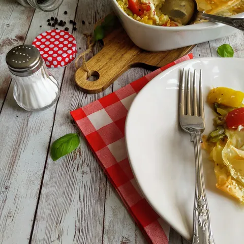Feta and Pepper Filo Pie