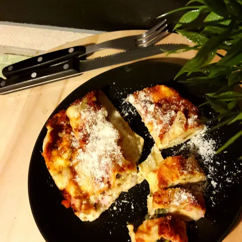 Zapečene slane palačinke Ham-Njam